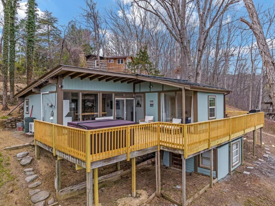 Lazy Lake 3Br Cabin W/ Mtn Views + Hot Tub +Wi-Fi Villa Luray Exterior foto