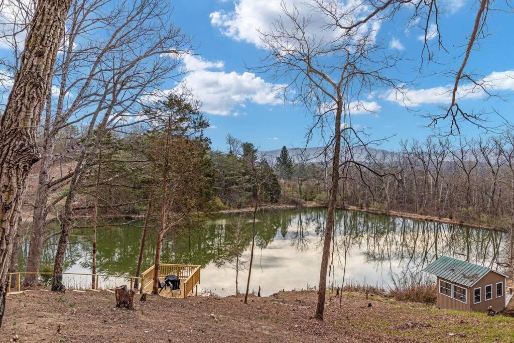 Lazy Lake 3Br Cabin W/ Mtn Views + Hot Tub +Wi-Fi Luray Exterior foto