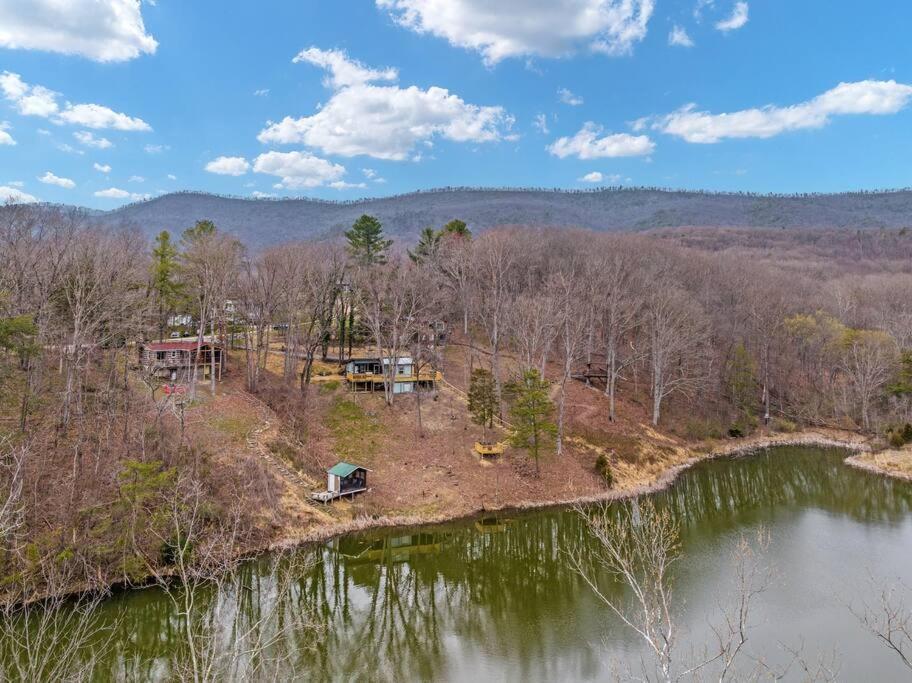 Lazy Lake 3Br Cabin W/ Mtn Views + Hot Tub +Wi-Fi Luray Exterior foto